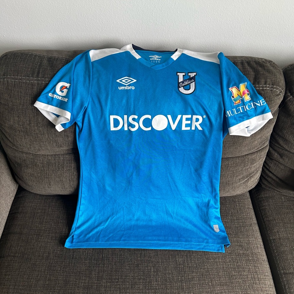 Umbro Authentic Universidad Catolica Ecuador Facundo Martinez #10 Jersey Men’s M